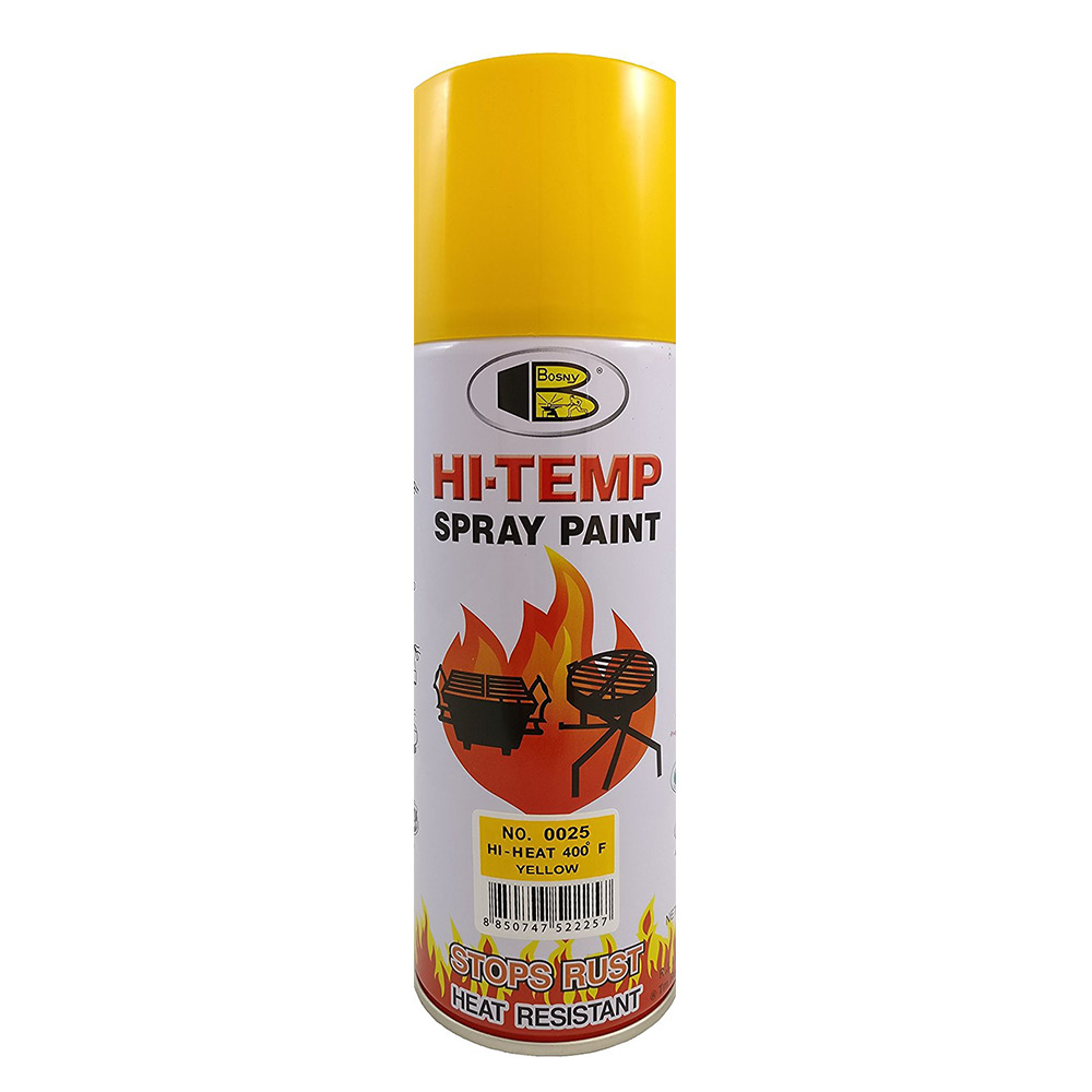 No.0025 Yellow High Temperture Aerosol Paint Bosny Bosny Aerosol